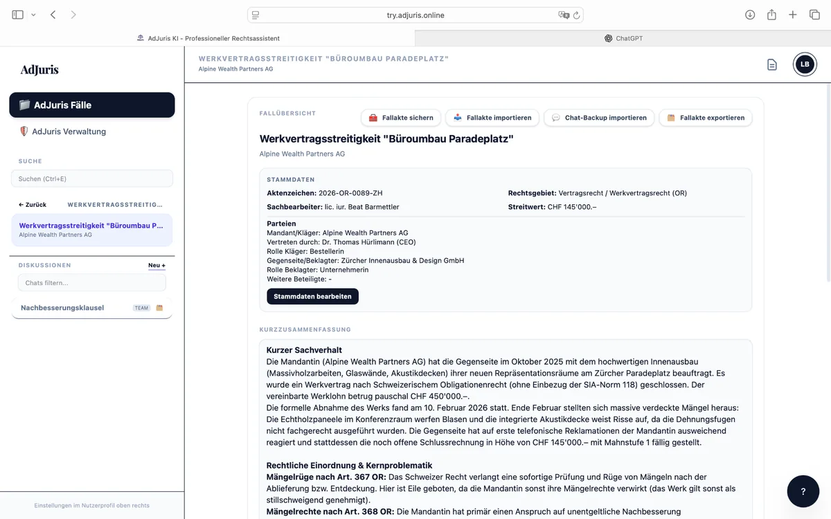 Case overview